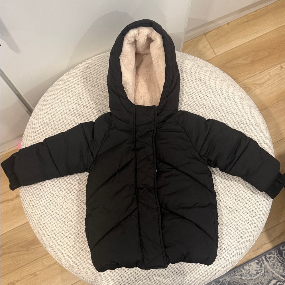 Baby Gap Cozy Black Kids Puffer Jacket